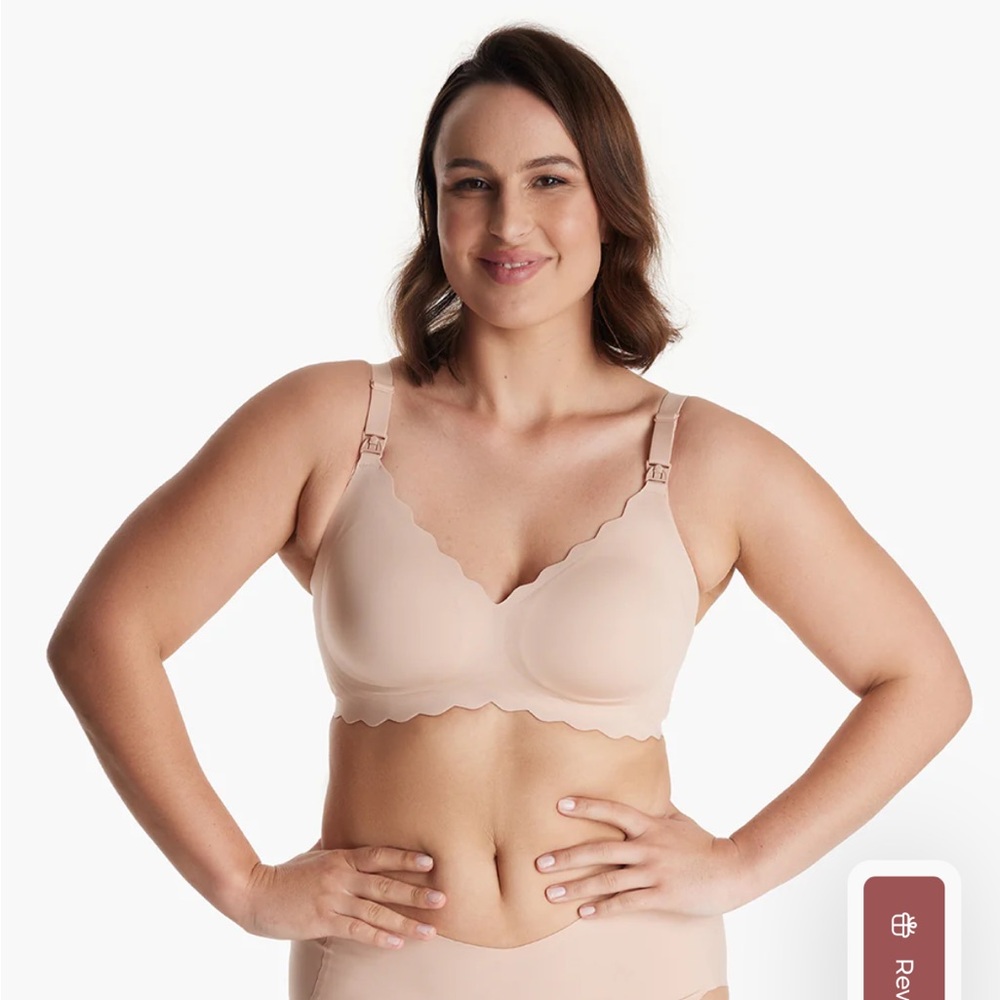 Momcozy jelly strip seamless nursing bra